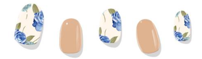 BANDES DE GEL UV - BLUE BLOOM